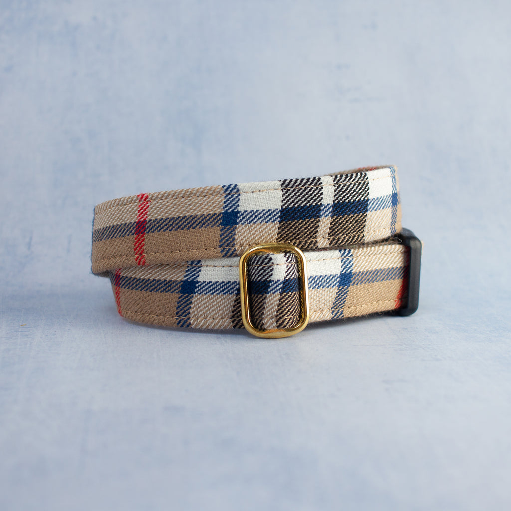 Dog Collar 100% Pure Wool | Thomson Camel