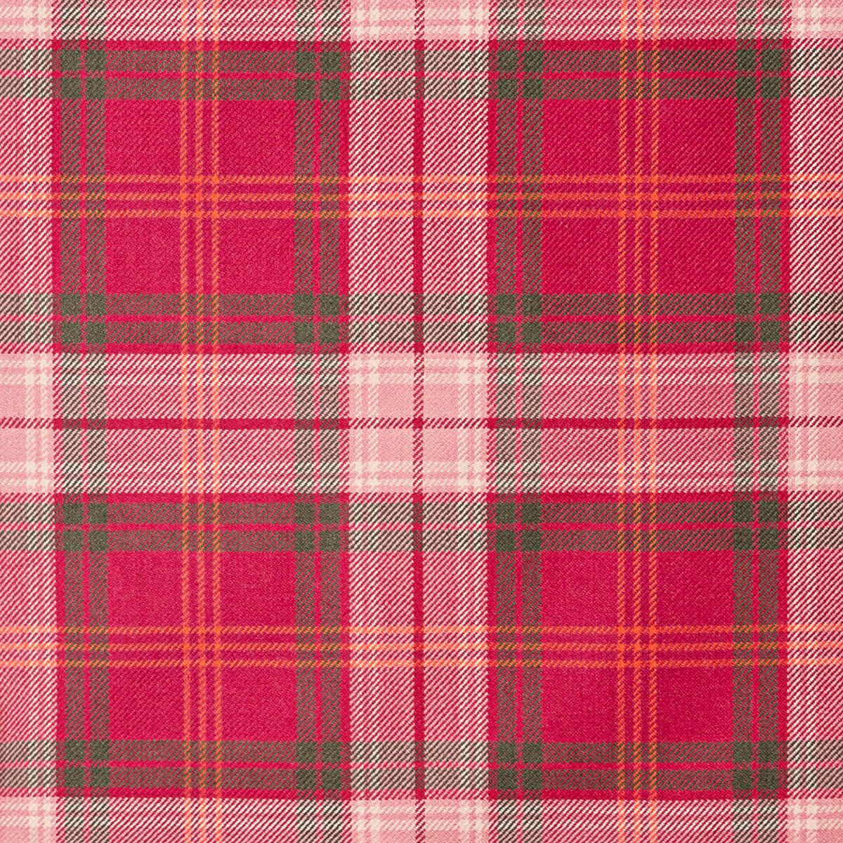 Dog Lead 100% Pure Wool | Lochcarron Hunting Rose