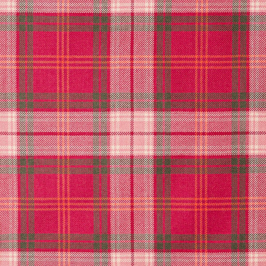 Dog Lead 100% Pure Wool | Lochcarron Hunting Rose